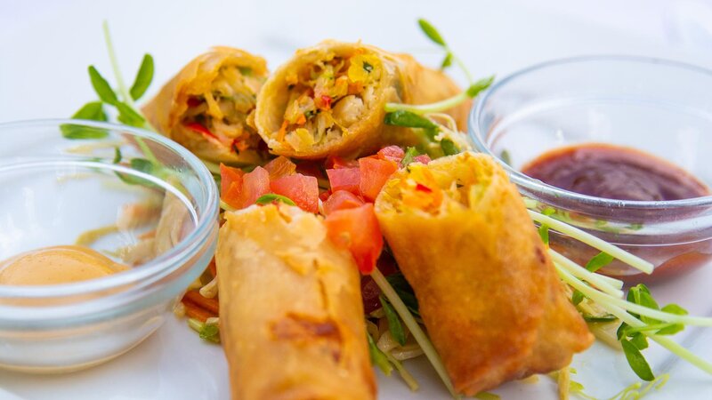 Blue Crab Spring Roll appetizer